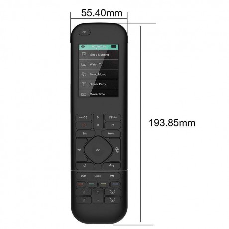 Silicone Protective Cover for Logitech Harmony Elite Remote ControlBlack