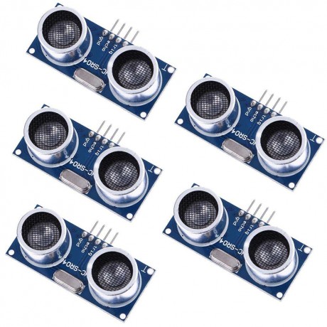 5pcs Ultrasonic Module HC-SR04 Distance Measuring Sensor Module Board