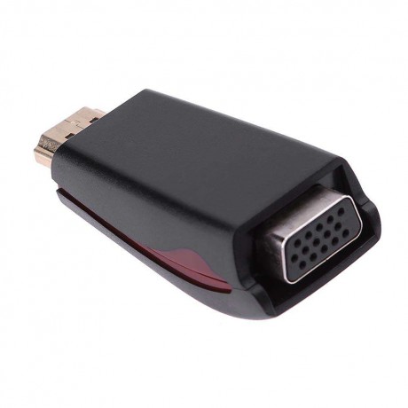 HDMI Male to VGA Female Video Converter Adapter with USB Audio CableBlack