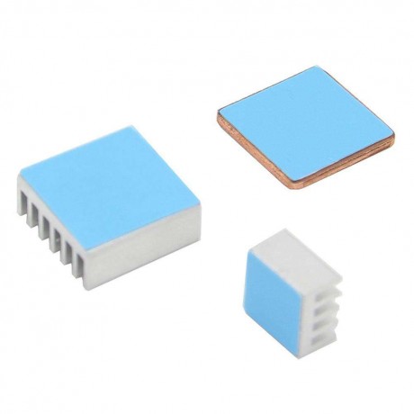 Protective Case Cooling Fan Heat Sink Set for Pi 3 B Plus