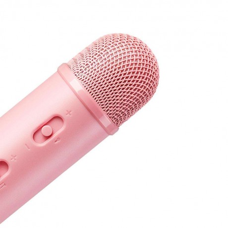 Xii Wireless B1 Condenser Karaoke Microphone Handheld Record Music Pink