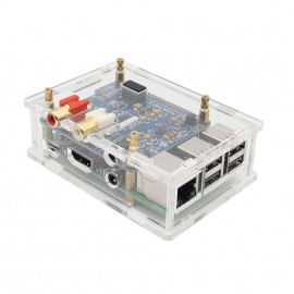 DAC II Hifi Sound Card Acrylic Case Protective Cover Box Clear