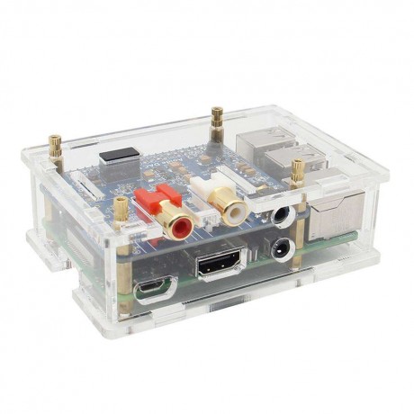 DAC II Hifi Sound Card Acrylic Case Protective Cover Box Clear