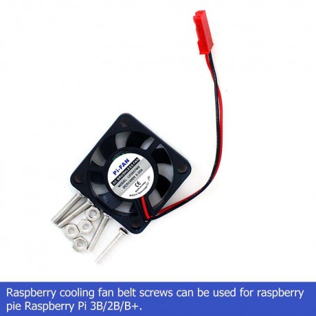 Brushless CPU Cooling Fan for RasPi 3 Model B 2 Model BB