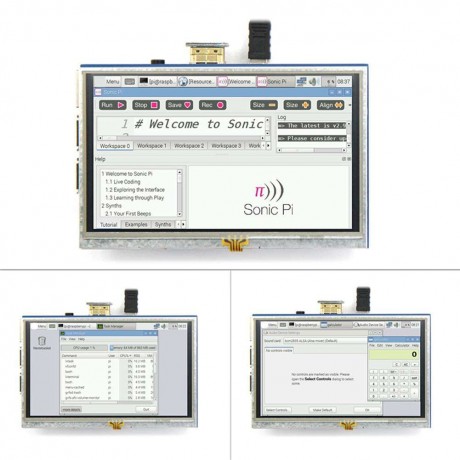 LCD Display 5 Inch Touch Screen Monitor HDMI Module