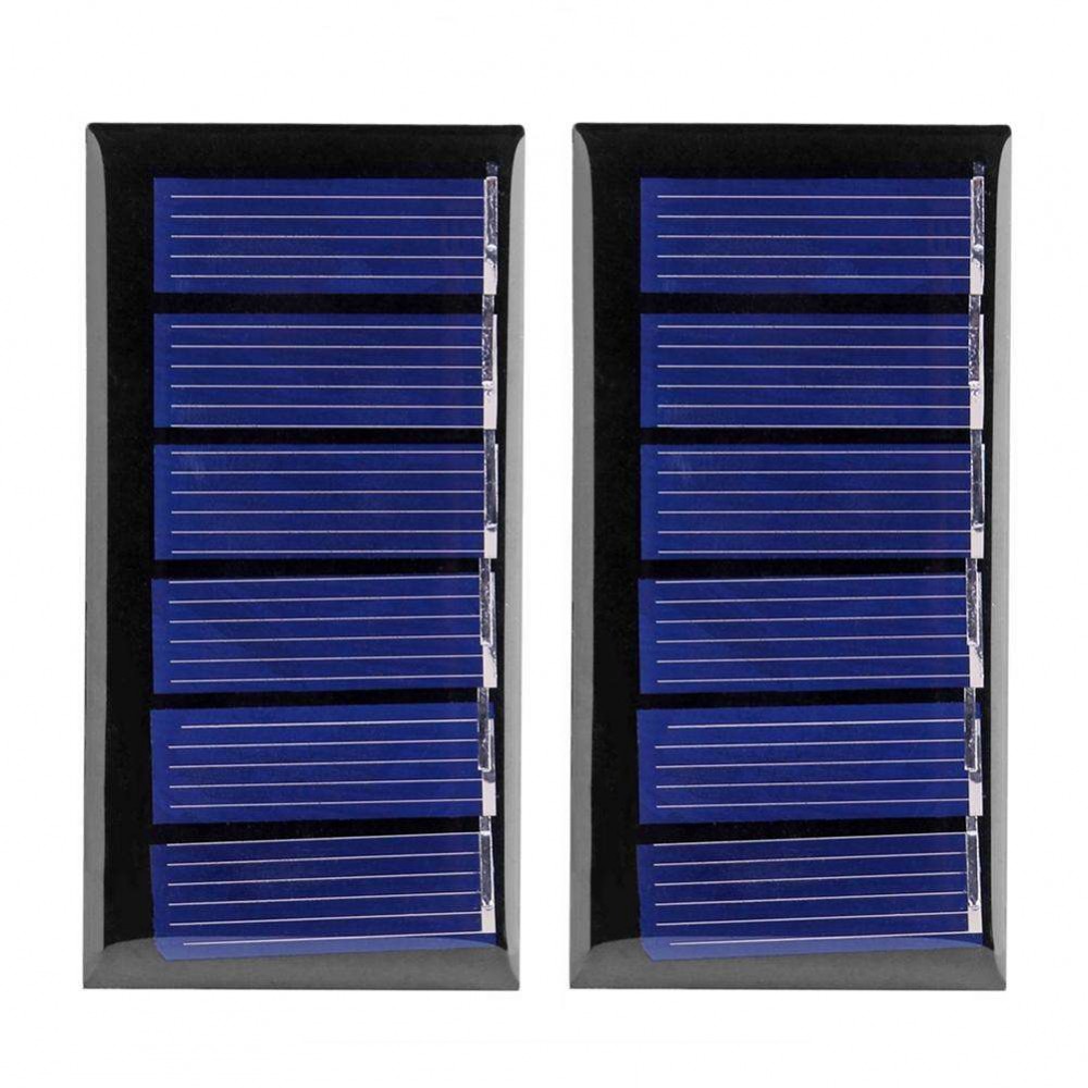 2pcs 3V 80mA Solar Panels Solar Drip Board DIY Solar Cells Phone Chargers