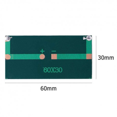 1pcs Solar Cell Module 5V 50mA Polycrystalline Silicone Solar Panel Charger